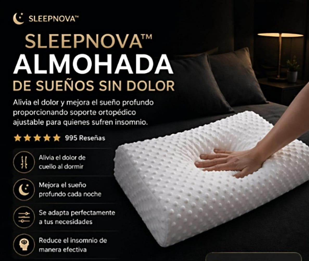 SleepNova™ Almohada de Sueños Sin Dolor